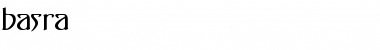 Download basra script Font Title Preview