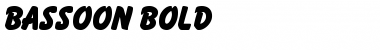 Download Bassoon Bold Font Title Preview