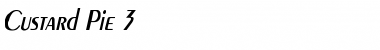 Download Custard Pie 3 Italic Font Title Preview