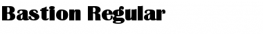 Download Bastion Regular Font Title Preview