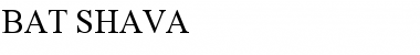 Download BAT SHAVA BAT SHAVA Font Title Preview
