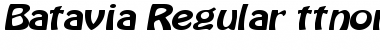 Download Batavia Regular Font Title Preview
