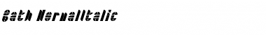Download Bath NormalItalic Font Title Preview