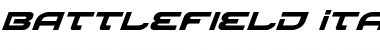 Download Battlefield Italic Italic Font Title Preview