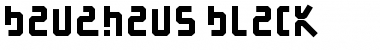 Download BauAHaus-Black Regular Font Title Preview