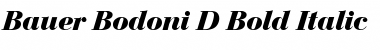 Download Bauer Bodoni D ItalicBold Font Title Preview