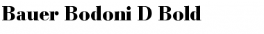 Download Bauer Bodoni D Bold Font Title Preview