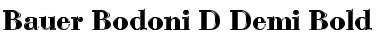 Download Bauer Bodoni D In1 Regular Font Title Preview
