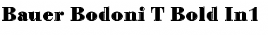 Download Bauer Bodoni T In1 Regular Font Title Preview