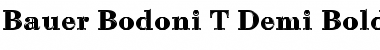 Download Bauer Bodoni T In1 Regular Font Title Preview