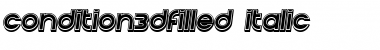 Download Condition 3d Filled Italic Font Title Preview