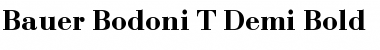 Download Bauer Bodoni T Regular Font Title Preview
