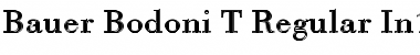 Download Bauer Bodoni T In1 Regular Font Title Preview