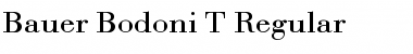 Download Bauer Bodoni T Regular Font Title Preview