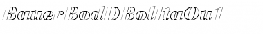Download BauerBodDBolItaOu1 Regular Font Title Preview