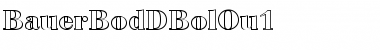 Download BauerBodDBolOu1 Regular Font Title Preview
