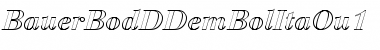 Download BauerBodDDemBolItaOu1 Regular Font Title Preview
