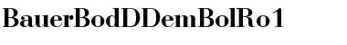 Download BauerBodDDemBolRo1 Regular Font Title Preview