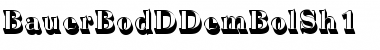Download BauerBodDDemBolSh1 Regular Font Title Preview
