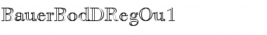 Download BauerBodDRegOu1 Regular Font Title Preview
