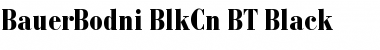 Download BauerBodni BlkCn BT Black Font Title Preview