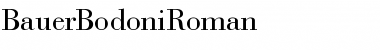 Download BauerBodoniRoman Roman Font Title Preview