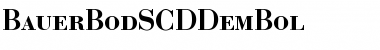 Download BauerBodSCDDemBol Regular Font Title Preview
