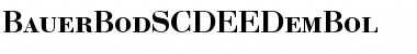 Download BauerBodSCDEEDemBol Regular Font Title Preview