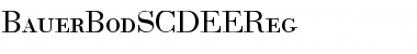 Download BauerBodSCDEEReg Regular Font Title Preview