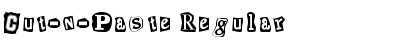 Download Cut-n-Paste Regular Font Title Preview