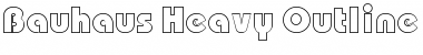 Download Bauhaus Heavy Outline Regular Font Title Preview