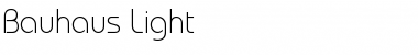Download Bauhaus Light Font Title Preview