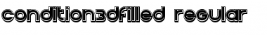 Download Condition 3d Filled Regular Font Title Preview