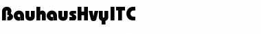 Download BauhausHvyITC Medium Font Title Preview