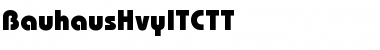 Download BauhausHvyITCTT Regular Font Title Preview