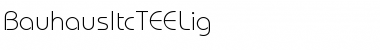 Download BauhausItcTEELig Regular Font Title Preview