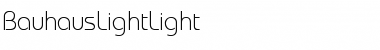 Download BauhausLightLight Regular Font Title Preview