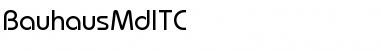 Download BauhausMdITC Medium Font Title Preview
