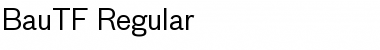 Download BauTF-Regular Regular Font Title Preview