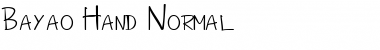 Download Bayao Hand Normal Font Title Preview