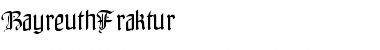 Download BayreuthFraktur Regular Font Title Preview