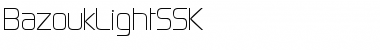 Download BazoukLightSSK Regular Font Title Preview