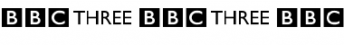 Download BBC Striped Channel Logos Regular Font Title Preview
