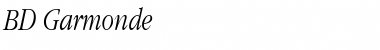 Download BD Garmonde Regular Font Title Preview