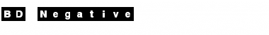 Download BD Negative Regular Font Title Preview