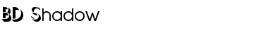 Download BD Shadow Regular Font Title Preview