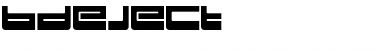Download BDEject Regular Font Title Preview