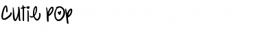 Download Cutie Pop Medium Font Title Preview