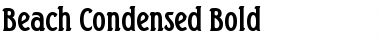 Download Beach Condensed Bold Font Title Preview