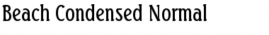 Download Beach Condensed Normal Font Title Preview